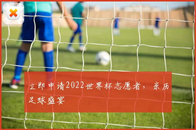 立即申请2022世界杯志愿者，亲历足球盛宴